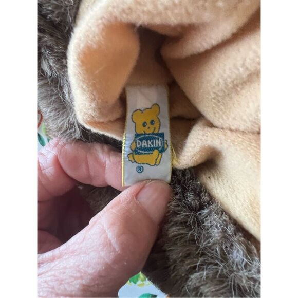 Three vintage plush hand puppets, jack rabbit, raccoon and frog folkmanis, dakin - Picture 6 of 16